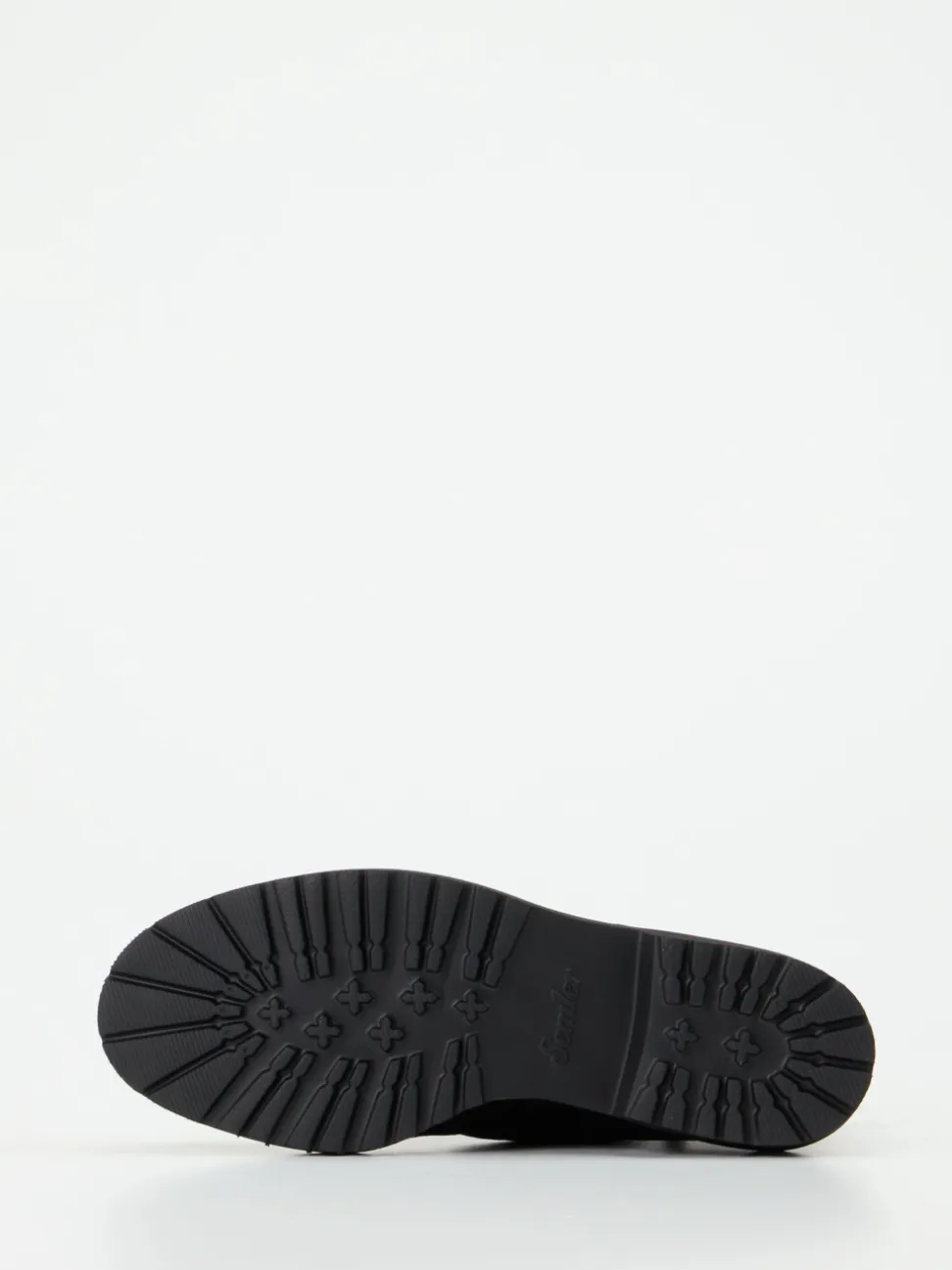 Semler – Schnürboots aus Veloursleder Schwarz