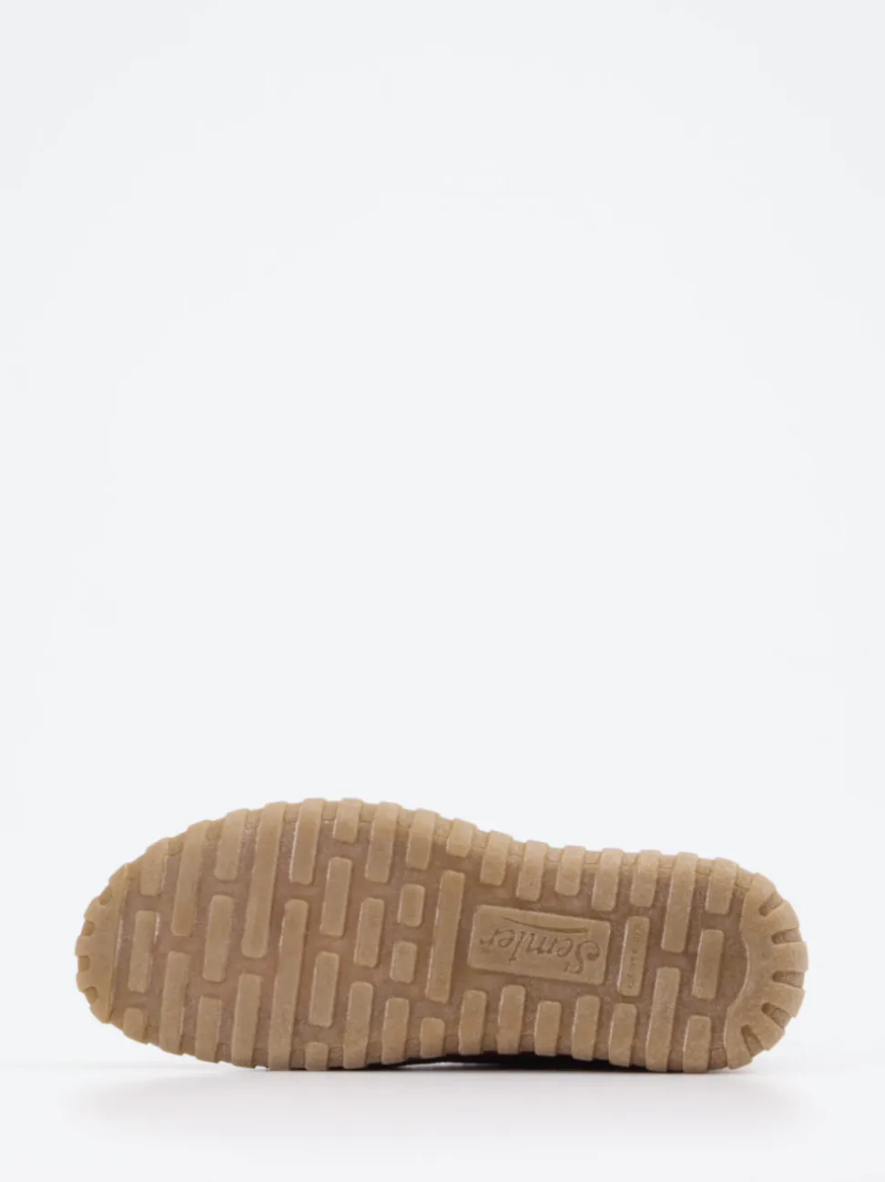 Semler – Schnürstiefelette aus Veloursleder cognacbraun