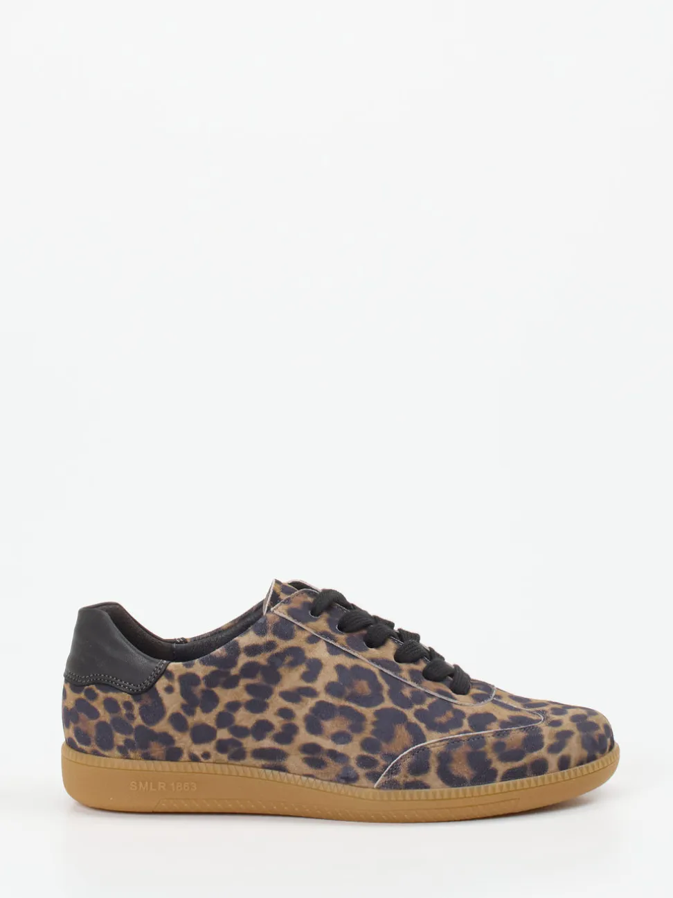 Semler – Sneaker aus geprägtem Leder mit Leoprint