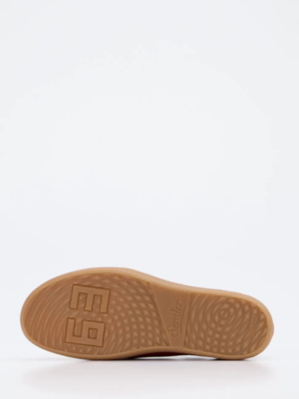 Semler – Sneaker aus Kalbleder in Signalrot