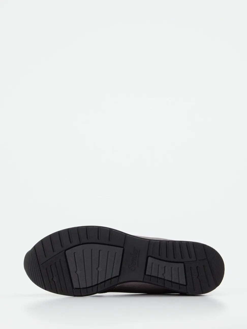 Semler – Sneaker aus Metallicleder silberfarben
