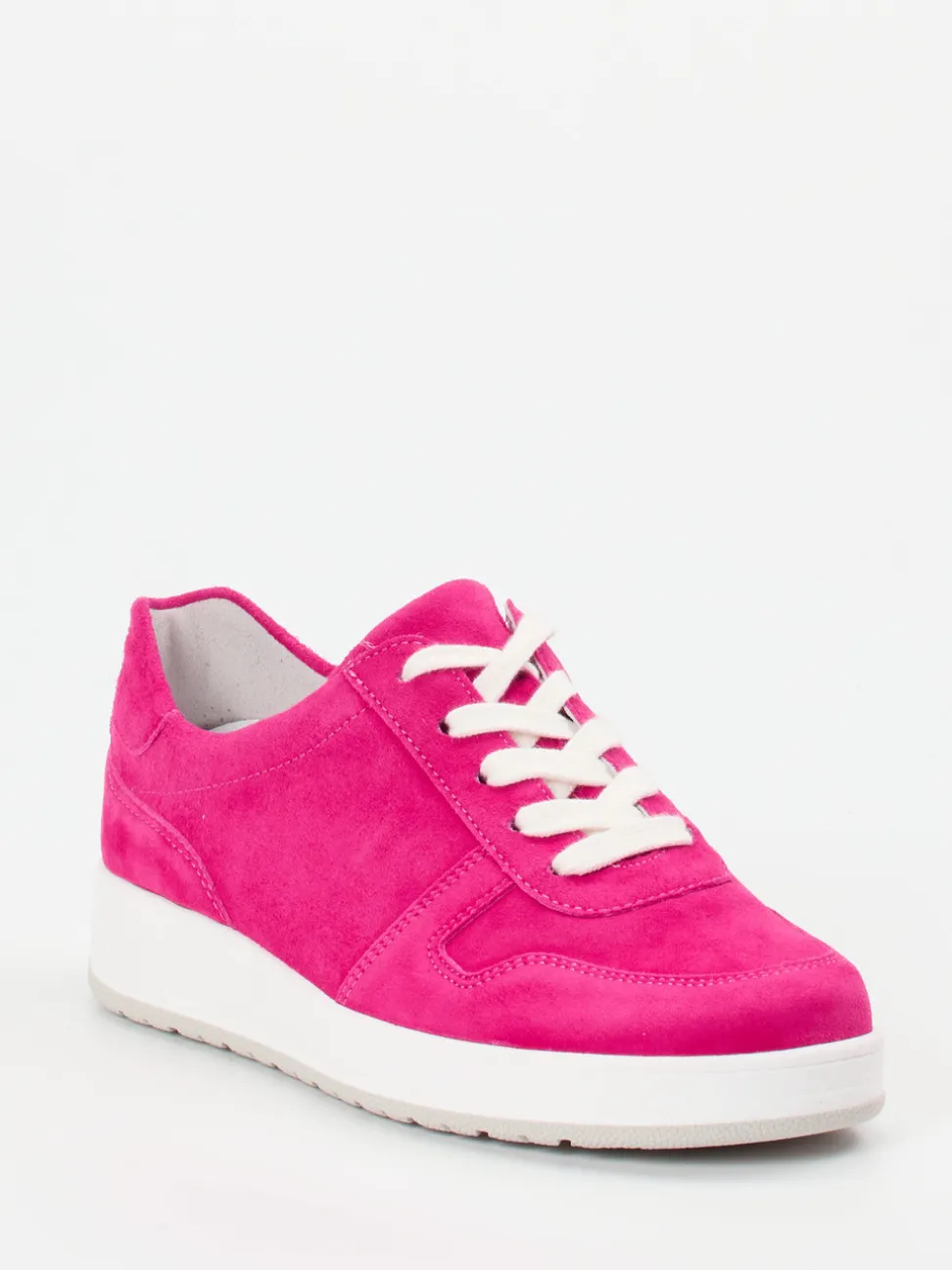 Semler – Sneaker aus Veloursleder pink