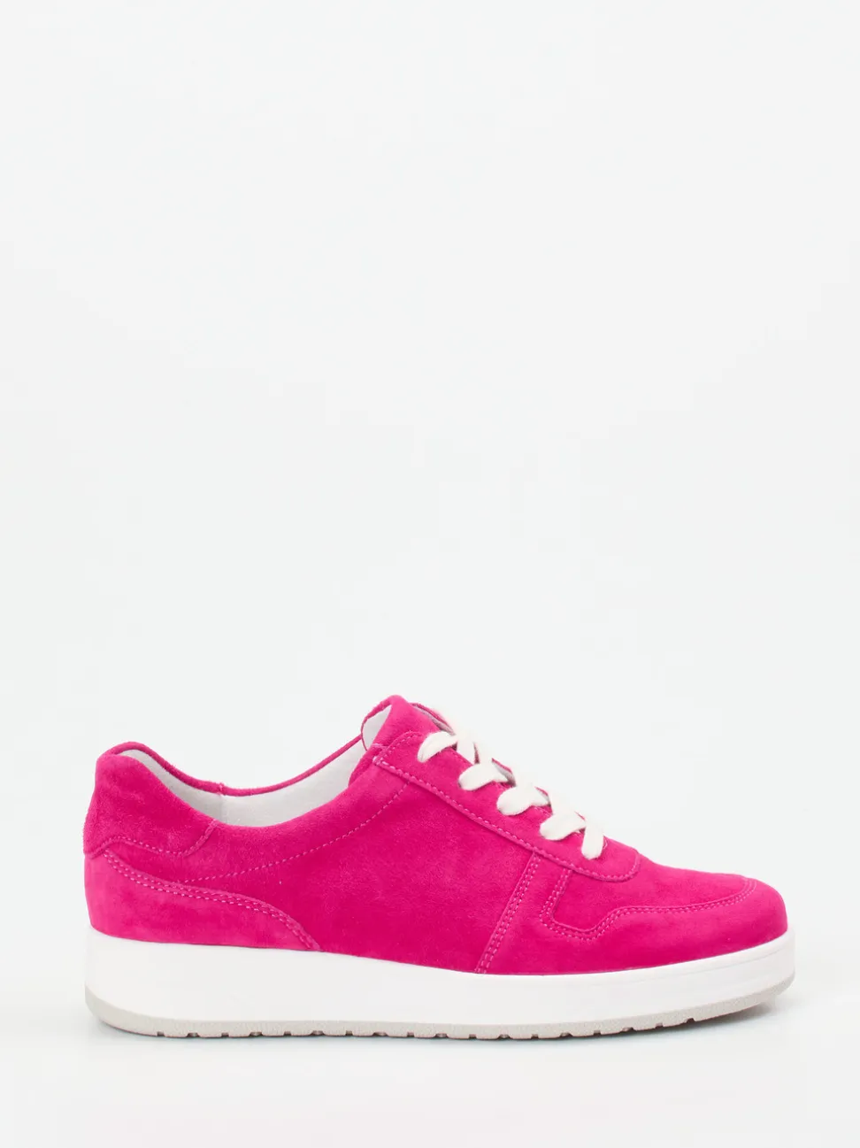 Semler – Sneaker aus Veloursleder pink