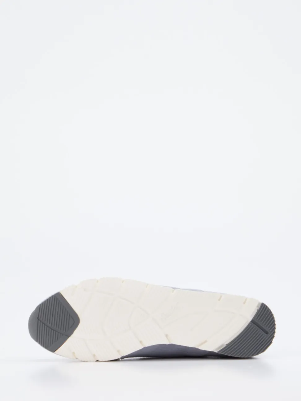 Semler – Sneaker aus Veloursleder in Rauchblau