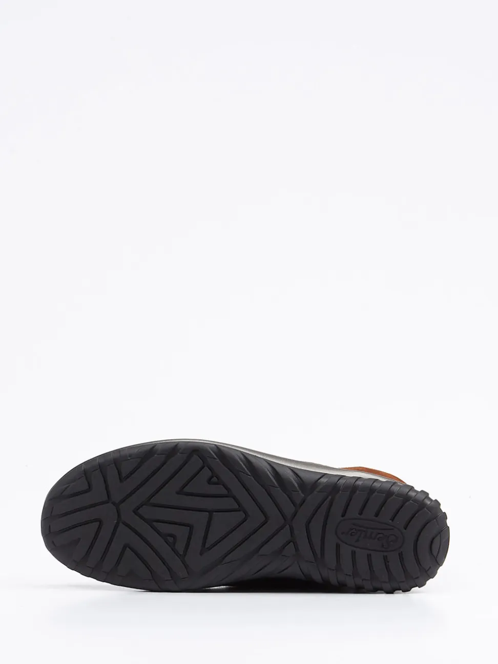 Semler – Stiefelette aus Veloursleder mittelbraun