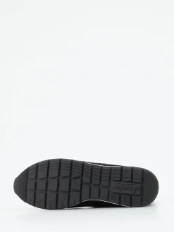 Semler – Stiefeletten aus Veloursleder schwarz