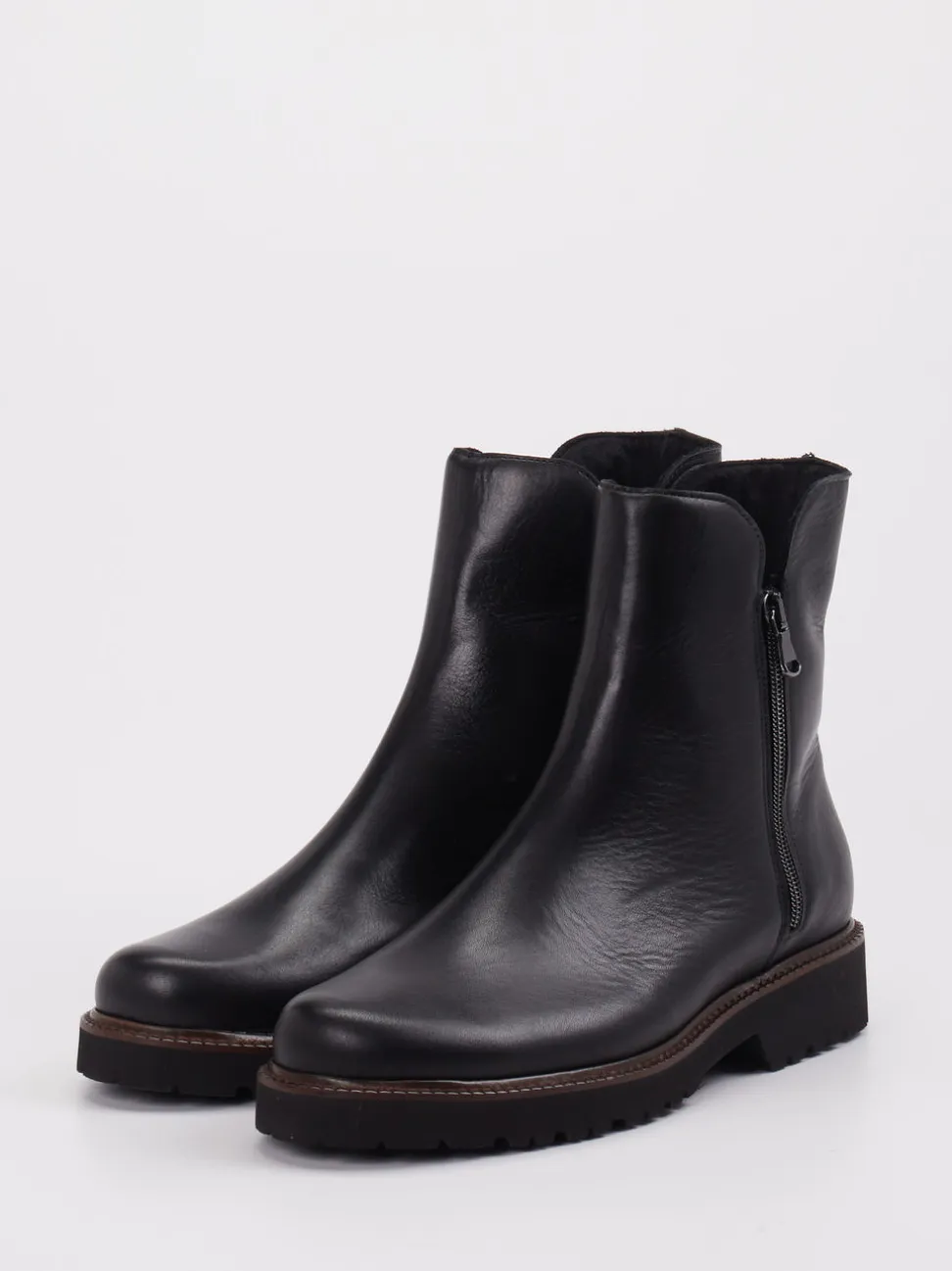 Semler – Stiefeletten aus Kalbleder Schwarz