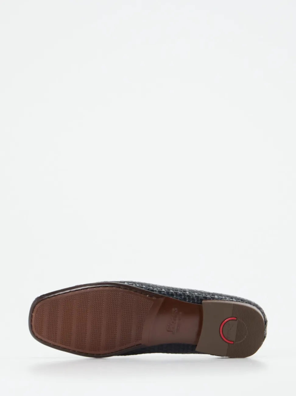 Sioux – Loafer aus Flechtleder in Navyblau