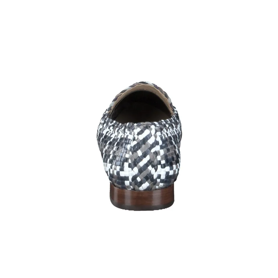 Sioux – Loafer aus Flechtleder anthrazitgrau