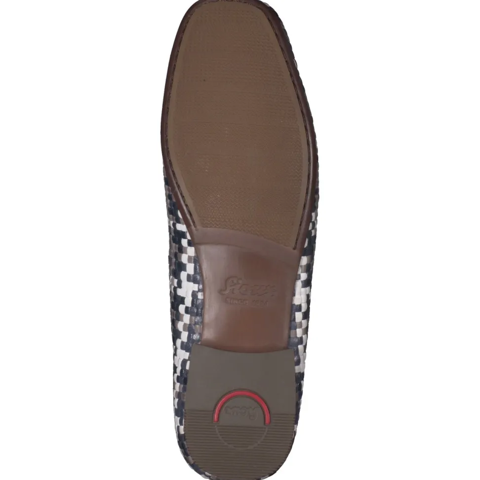 Sioux – Loafer aus Flechtleder anthrazitgrau