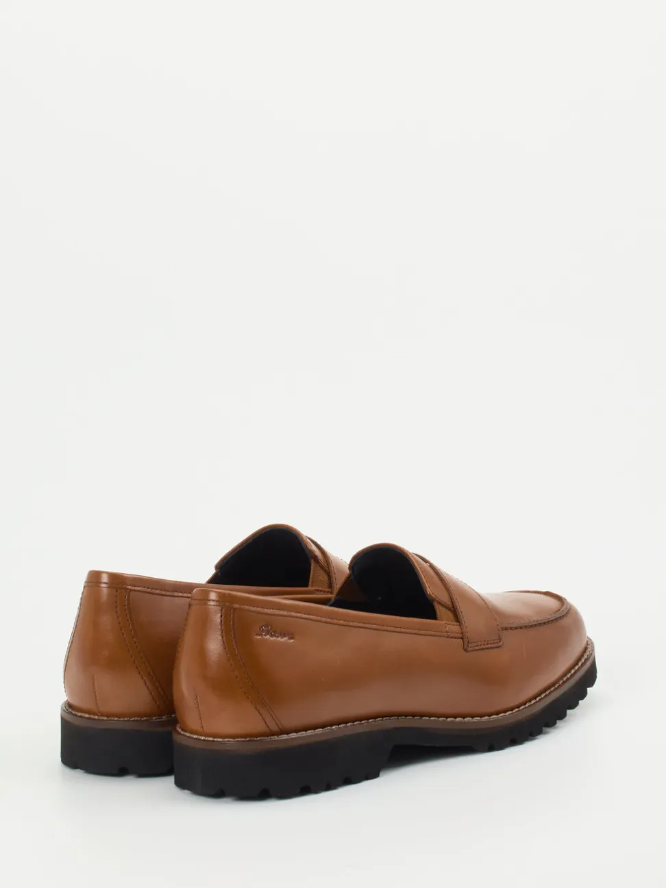 Sioux – Loafer aus Kalbleder cognacbraun