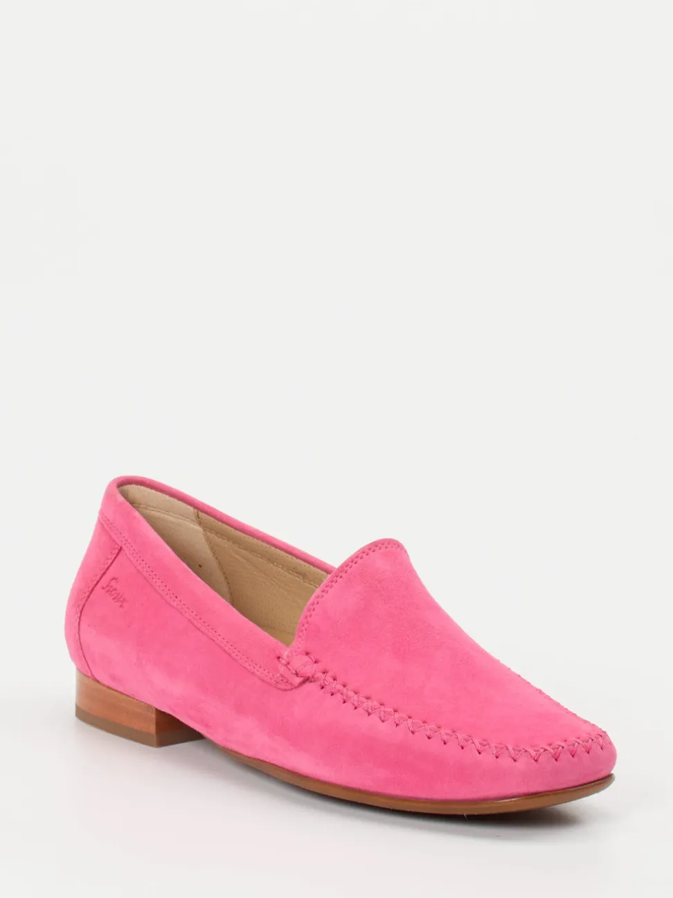 Sioux – Mokassin aus Veloursleder pink