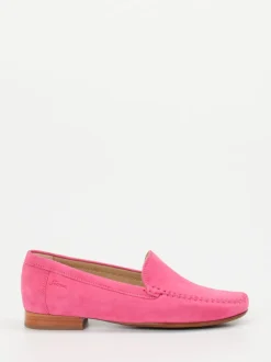 Sioux – Mokassin aus Veloursleder pink