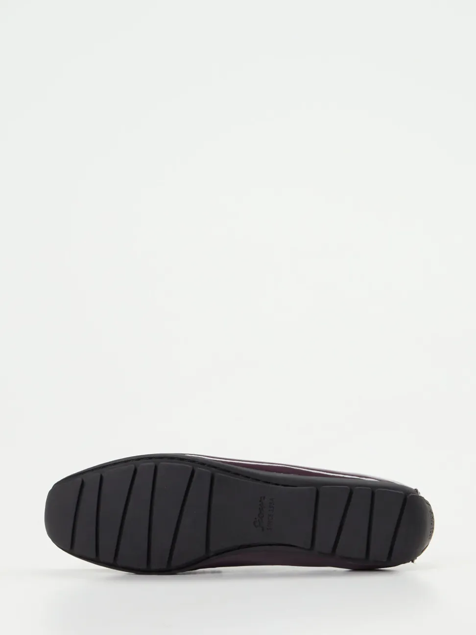 Sioux – Mokassin-Loafer aus Lackleder Aubergine