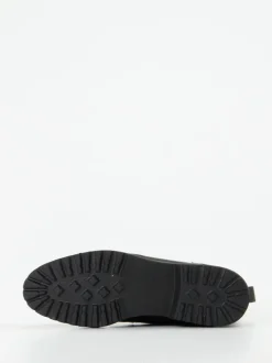 Sioux – Schnürstiefelette aus Kalbleder schwarz