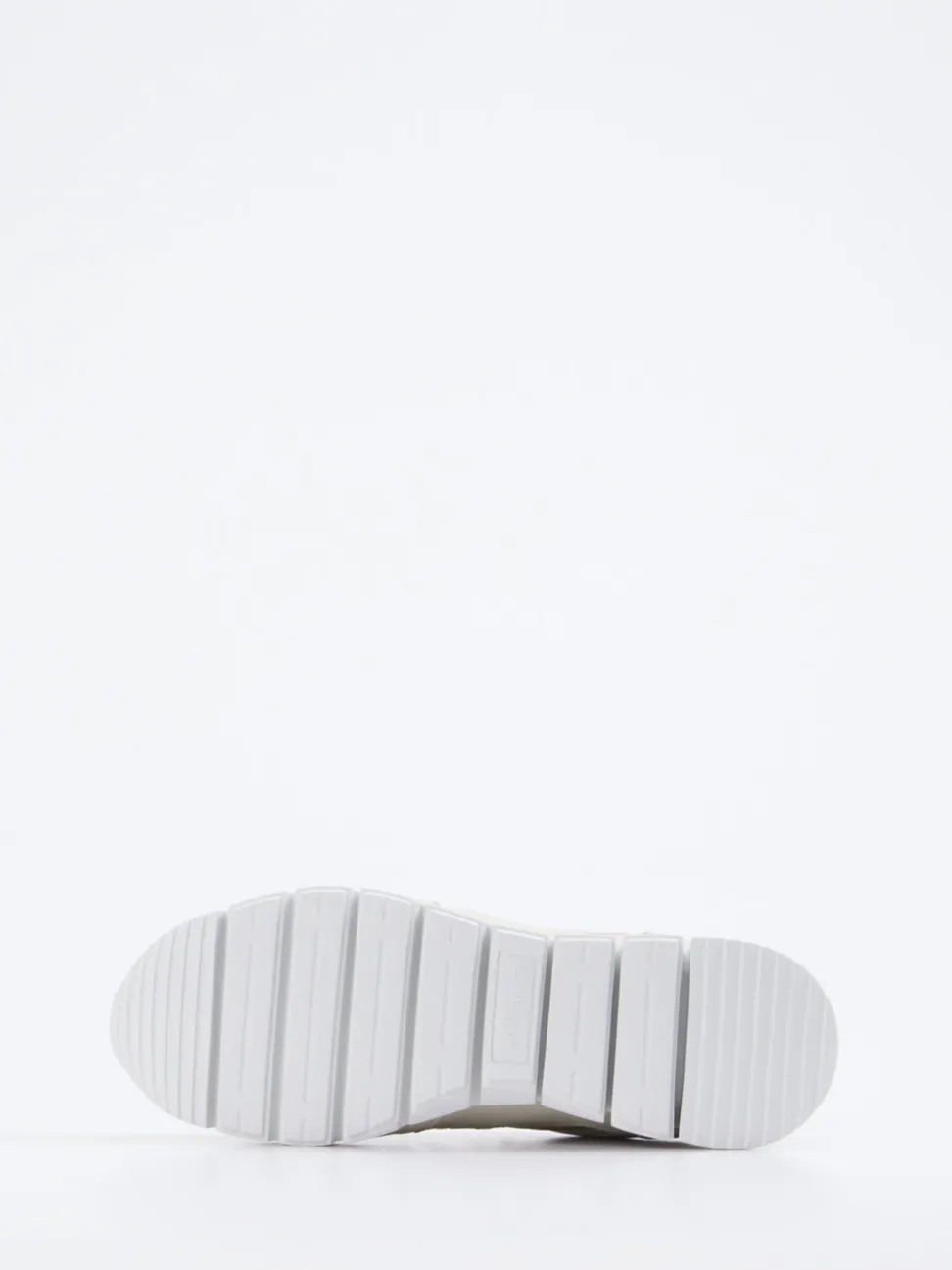 Sioux – Sneaker aus Kalbleder und Mesh weiß-beige