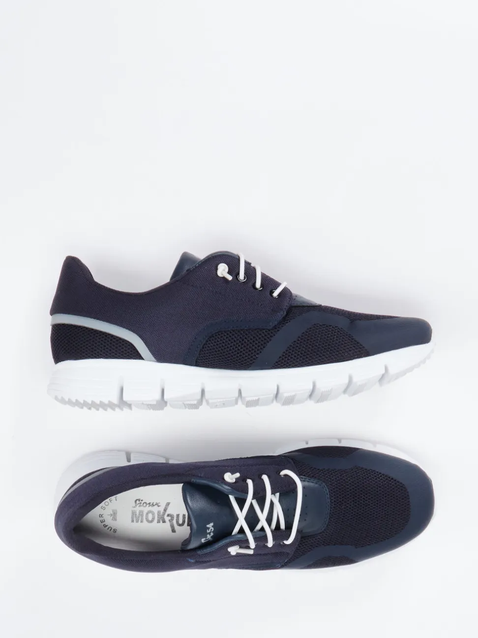 Sioux – Sneaker aus Textil in Dunkelblau