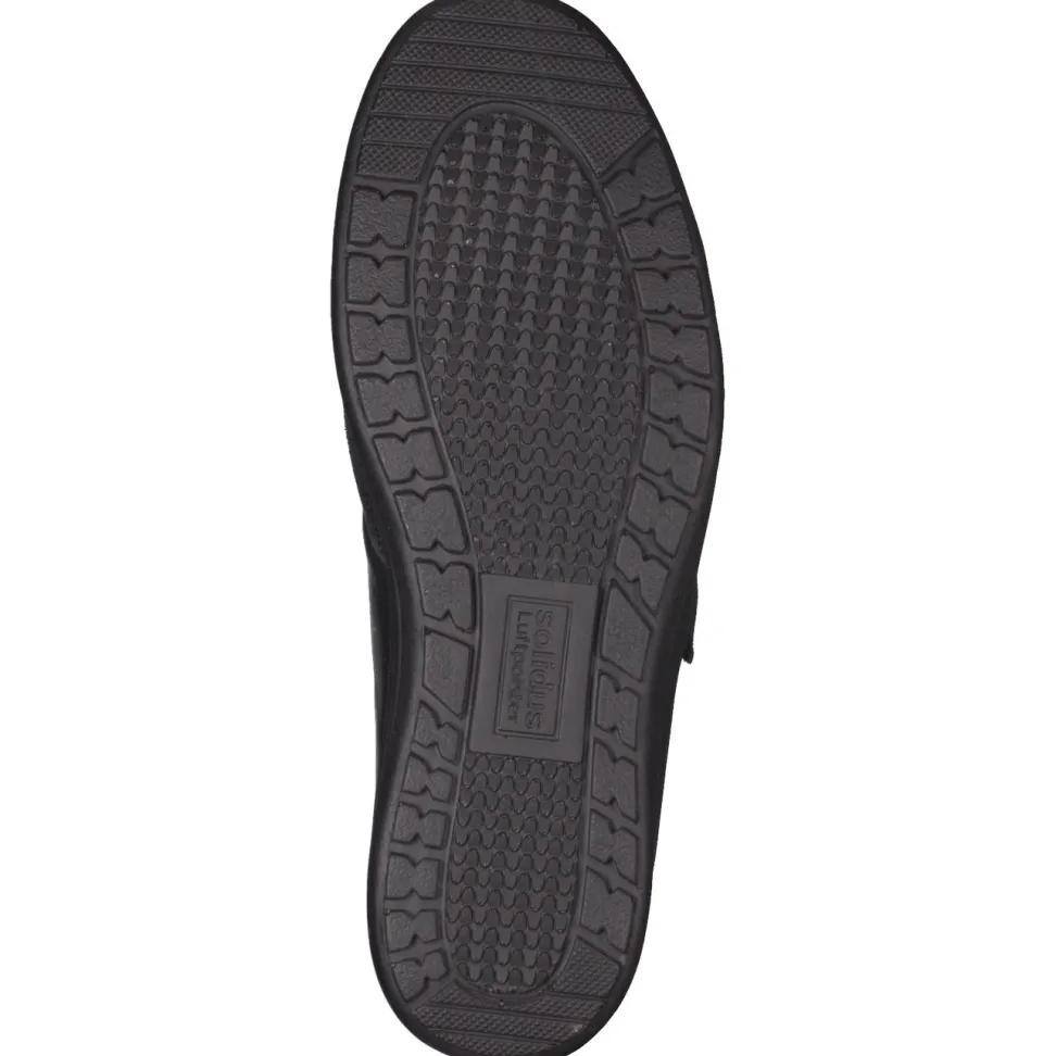 Solidus – Komfort-Slingback aus Glattleder schwarz
