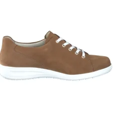Solidus – Komfort-Sneaker aus Nubukleder cognacbraun