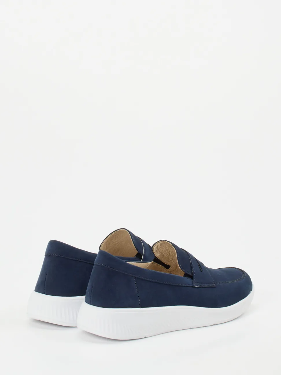 Solidus – Slipper aus Nubukleder in Marineblau