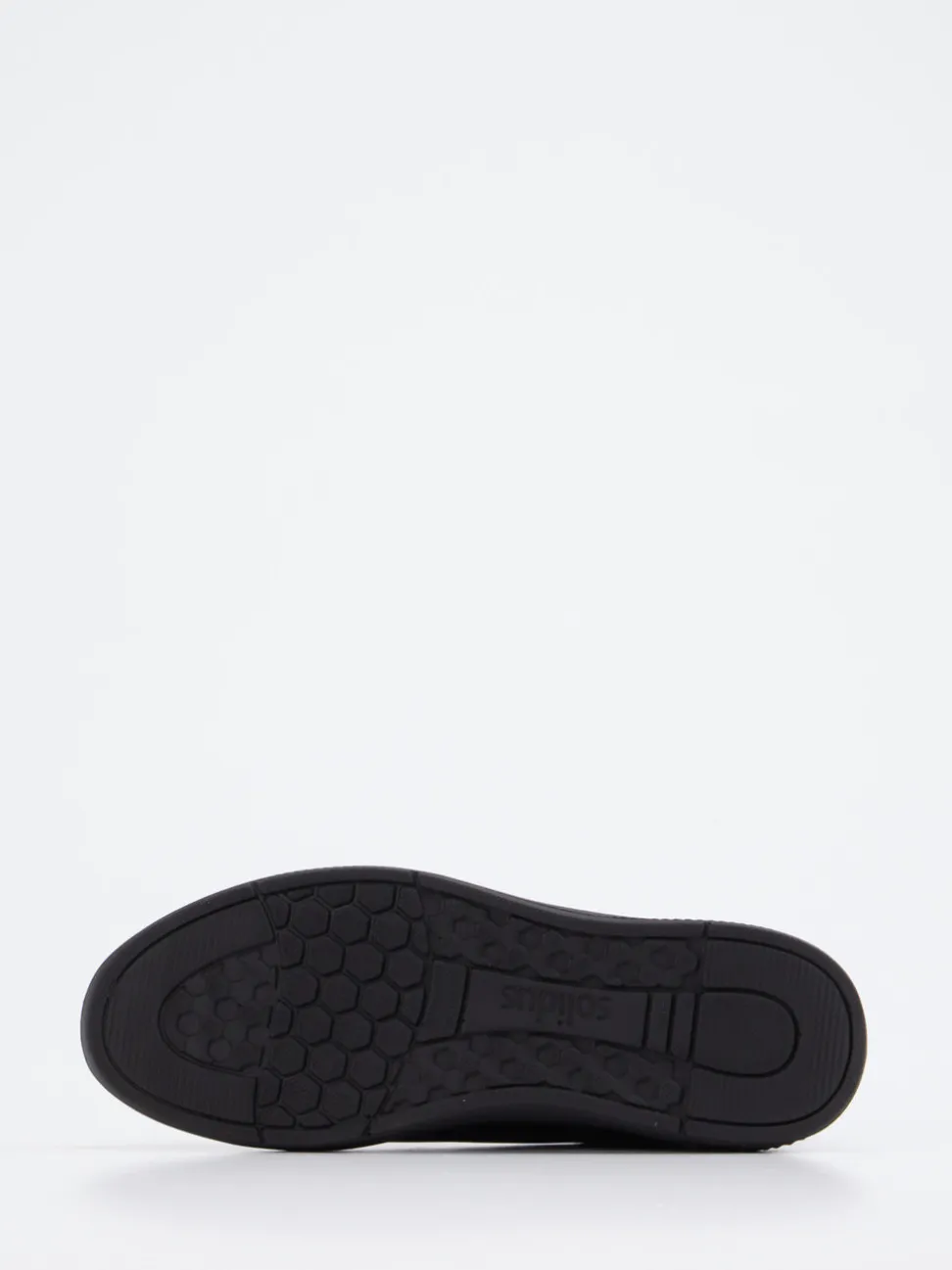 Solidus – Sneaker aus Veloursleder schwarz