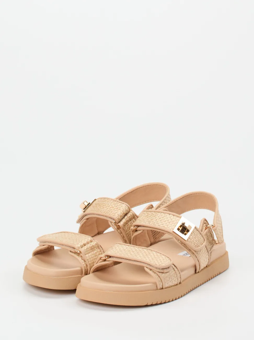Steve Madden – Trekkingsandale aus Synthetik in Beige