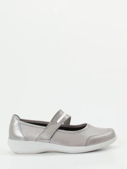 Stuppy – Mary Jane aus Stretch mit Metallic-Finish