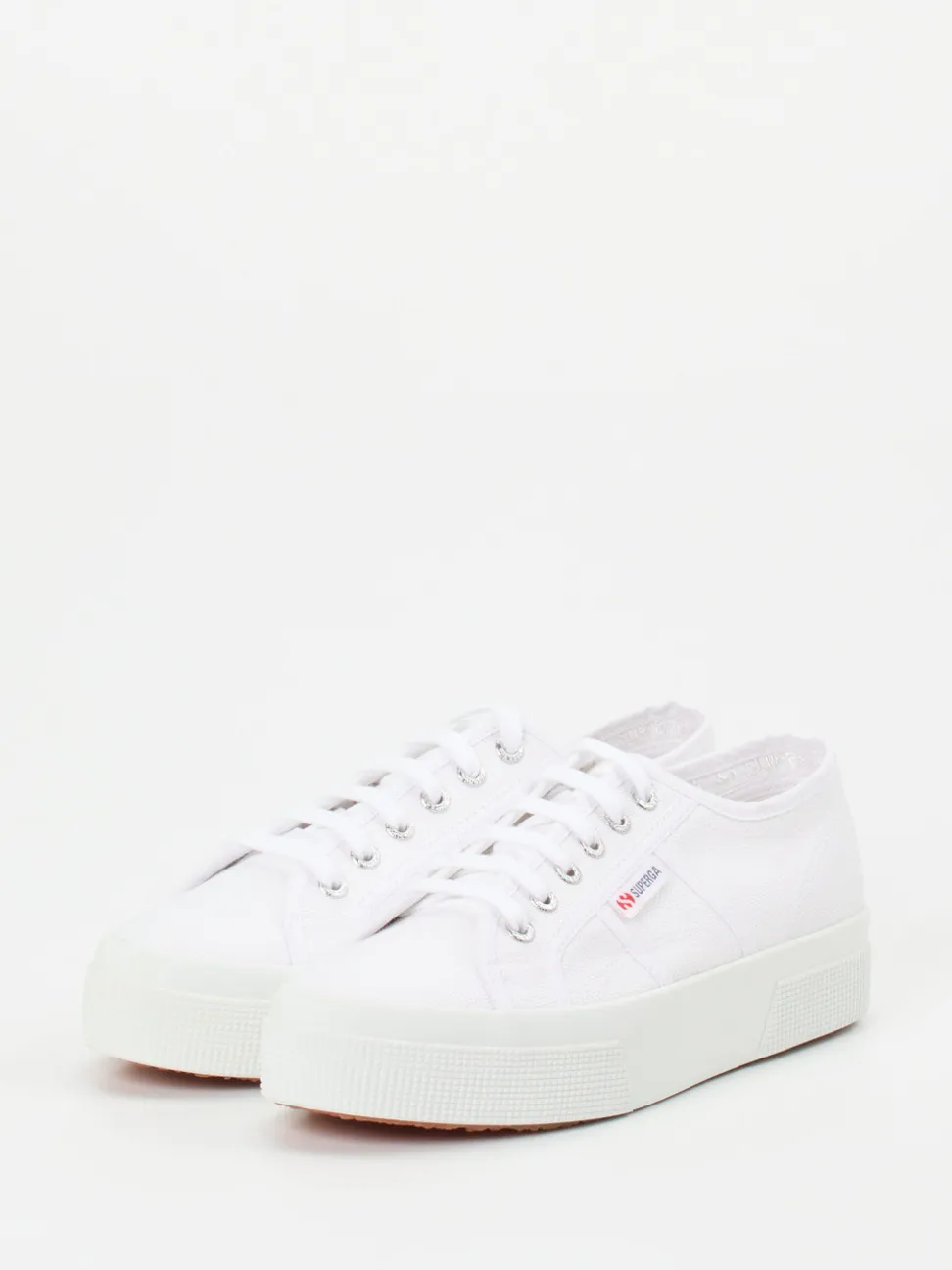 Superga – Canvas-Sneaker aus Textil in Weiß