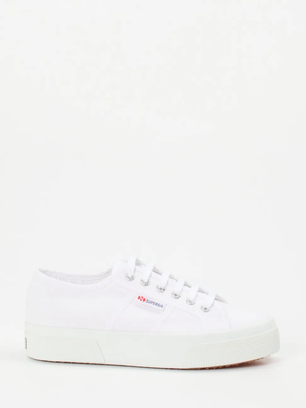 Superga – Canvas-Sneaker aus Textil in Weiß
