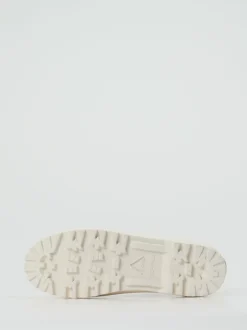 Superga – High-Top Sneaker aus Leder in Beige