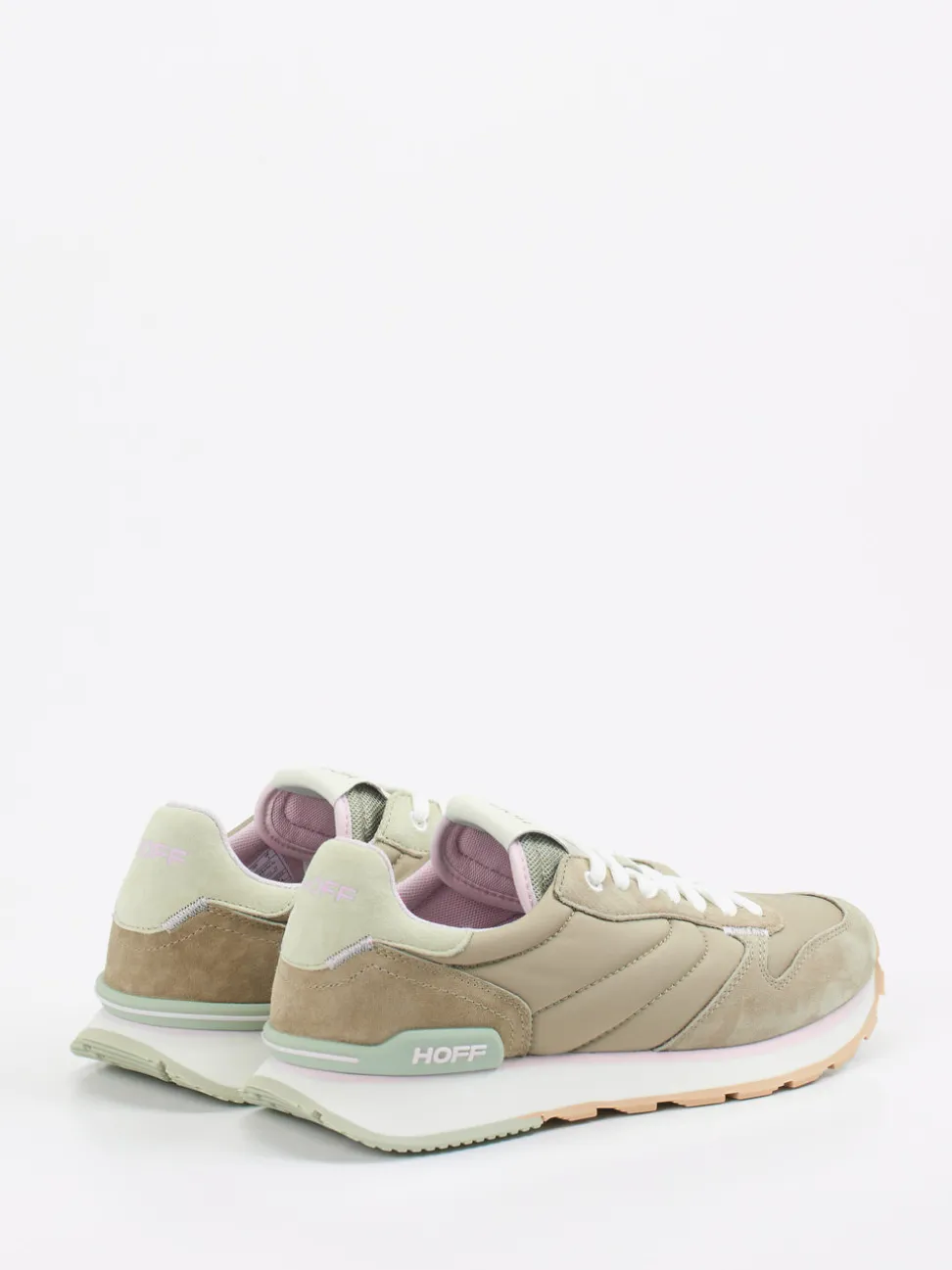 THE HOFF BRAND – Sneaker aus Veloursleder und Textil Pastell