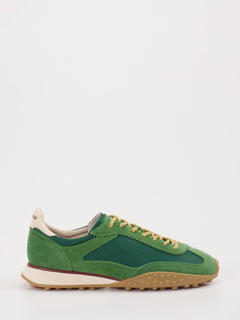 THE HOFF BRAND – Sneaker aus Veloursleder grün