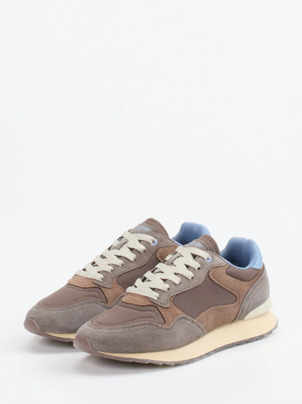 THE HOFF BRAND – Sneaker Amsterdam aus Veloursleder und Textil