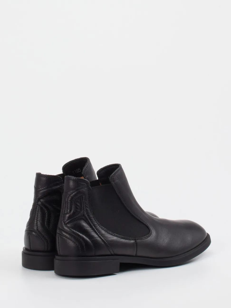 Think – Chelsea Stiefelette aus Kalbleder schwarz