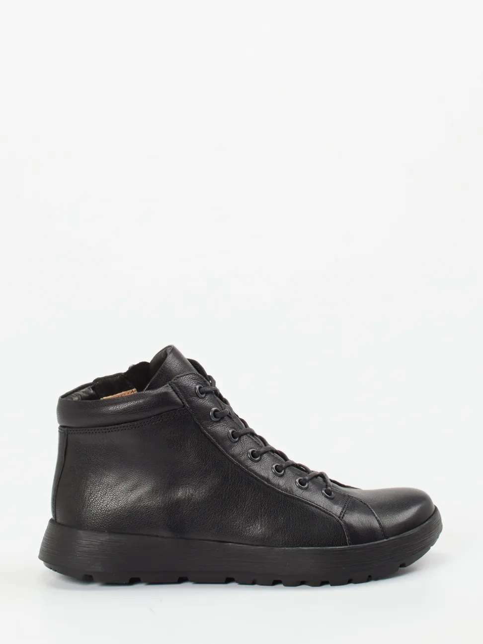 Think – Schnürboots aus Ziegenleder schwarz