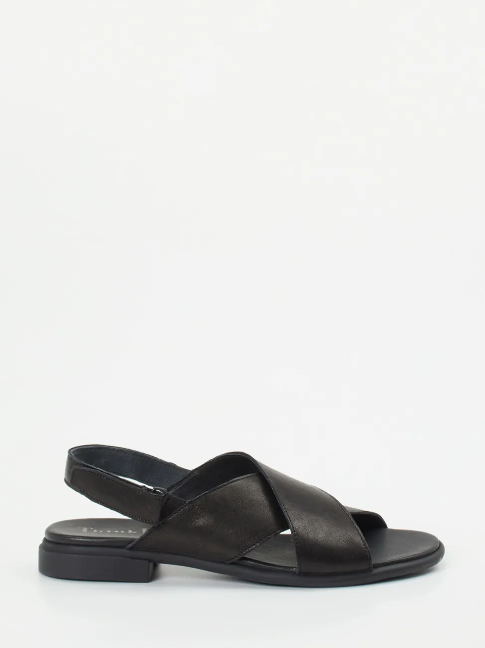 Think – Slingback-Sandalen aus Kalbleder Schwarz
