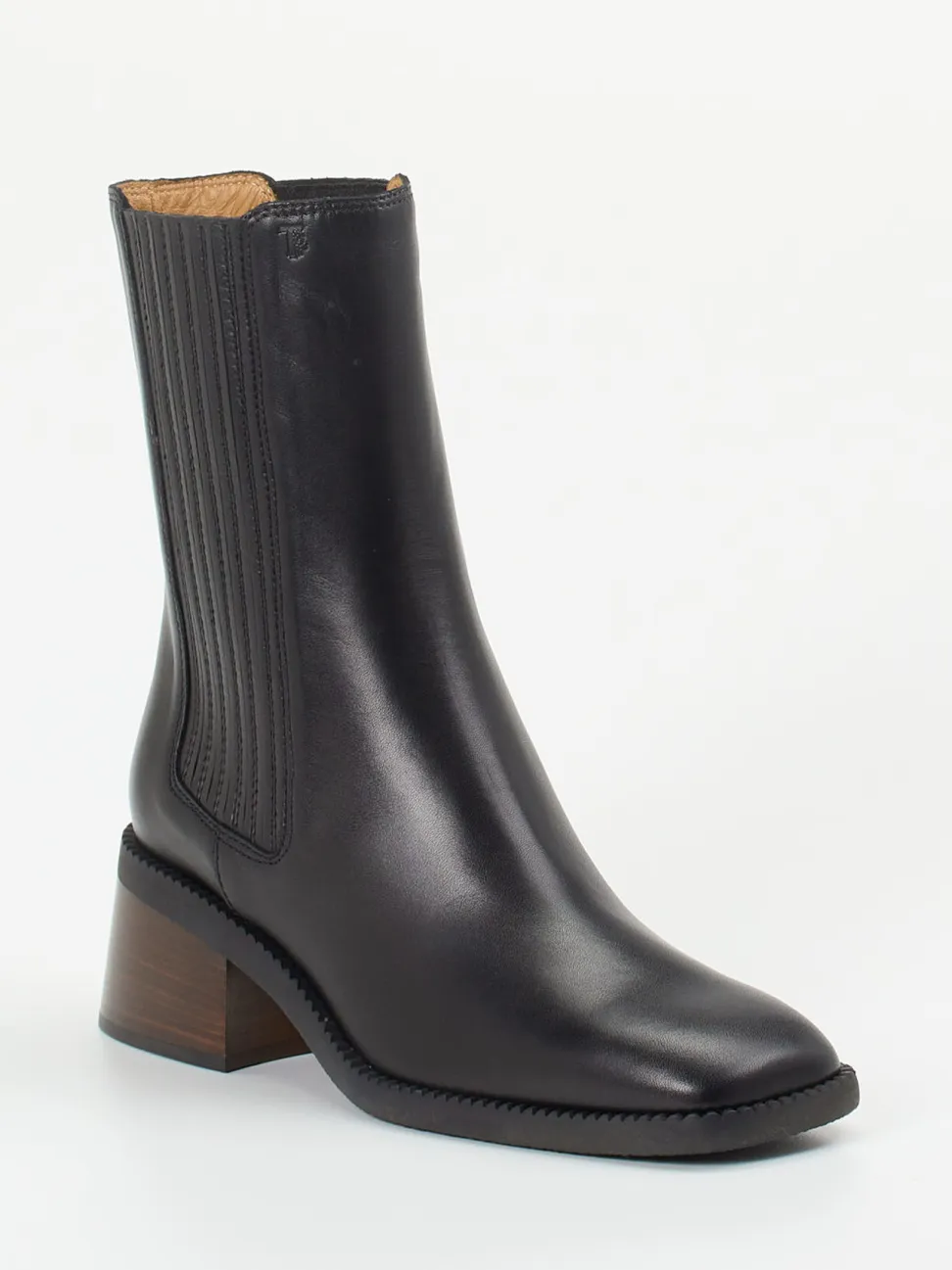 Tod's – Chelsea Boots aus Kalbleder tiefschwarz