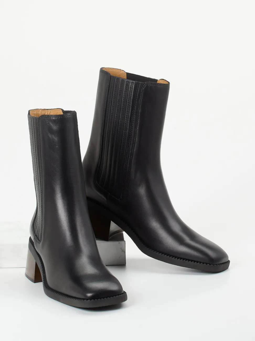 Tod's – Chelsea Boots aus Kalbleder tiefschwarz