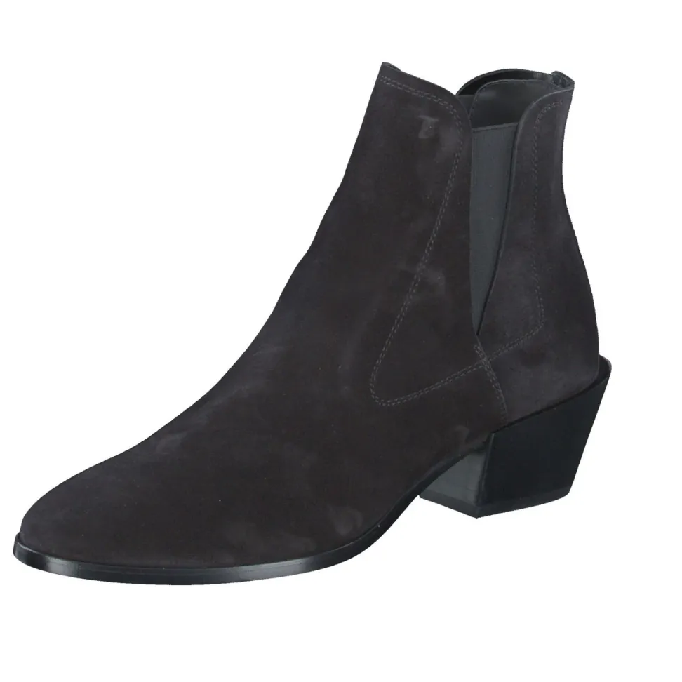 Tod's – Chelsea-Stiefelette aus Veloursleder schwarz