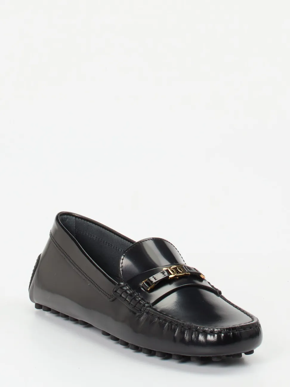Tod's – Loafer aus Hochglanzleder Schwarz