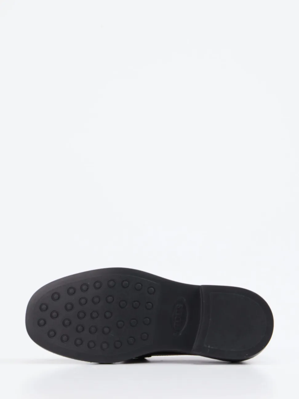 Tod's – Loafer aus Hochglanzleder in Schlammgrün