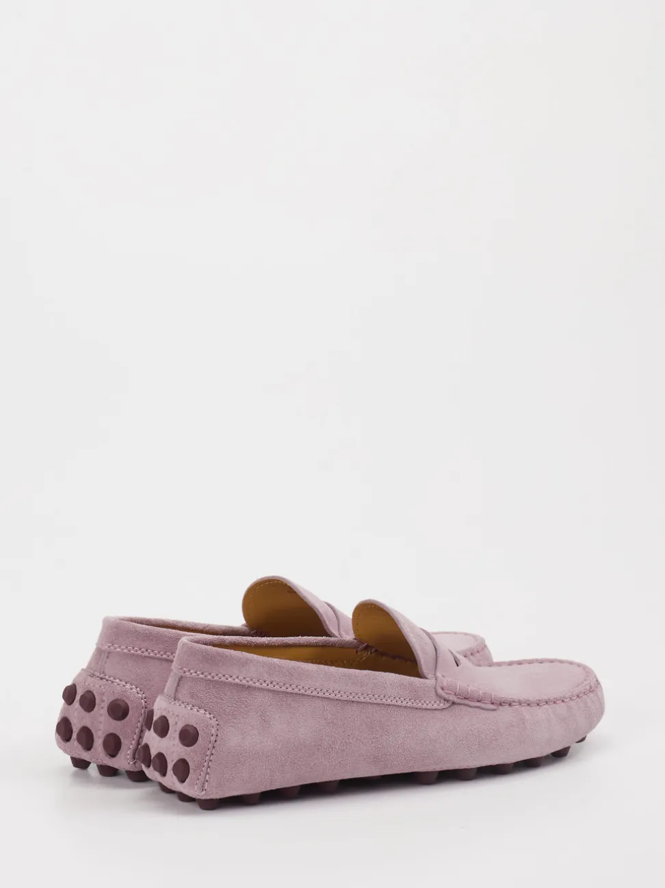 Tod's – Loafer aus Veloursleder in Altrosa