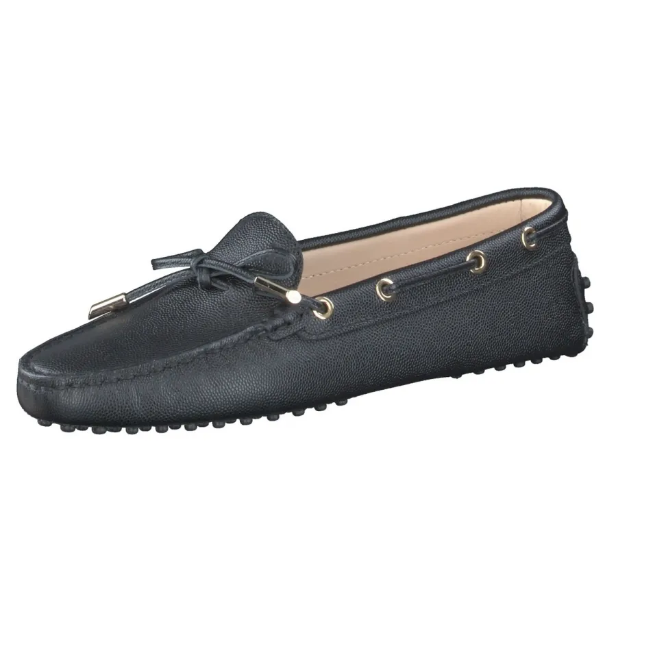 Tod's – Mokassin aus geprägtem Leder Schwarz