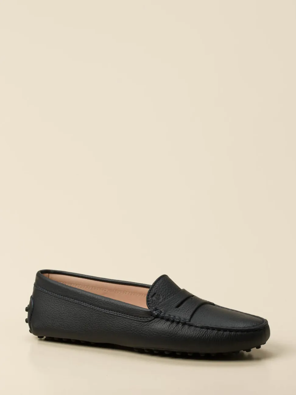 Tod's – Mokassin aus Kalbleder in Tiefblau