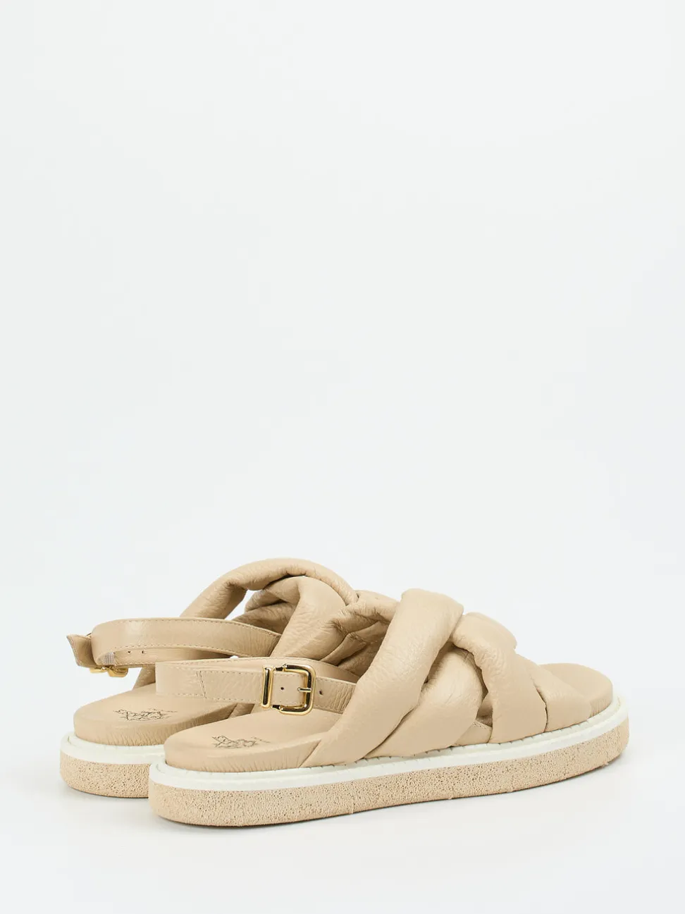 Truman's – Slingback-Sandale aus Hirschleder beige