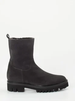 Truman's – Stiefeletten aus Veloursleder in Grau