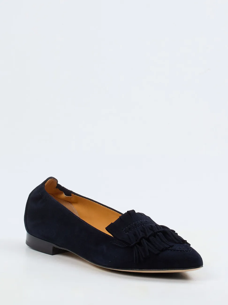 Truman's – Tassel Loafer aus Veloursleder Blau