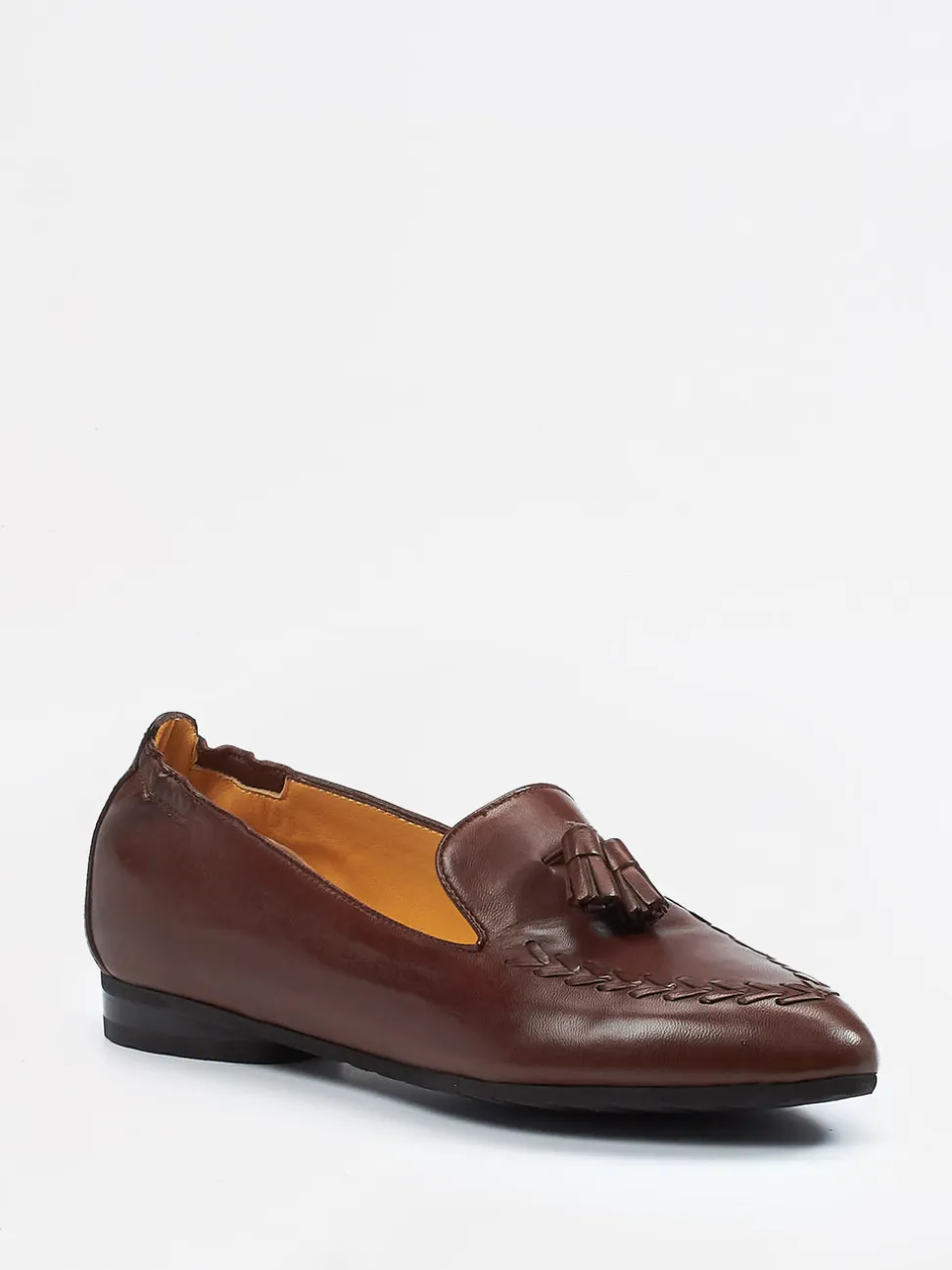 Truman's – Tassel-Loafer aus Lammleder in Braun