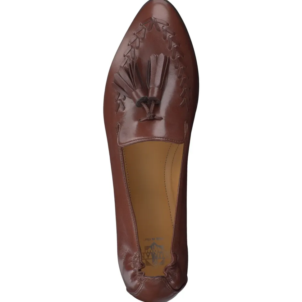 Truman's – Tassel-Loafer aus Lammleder in Braun