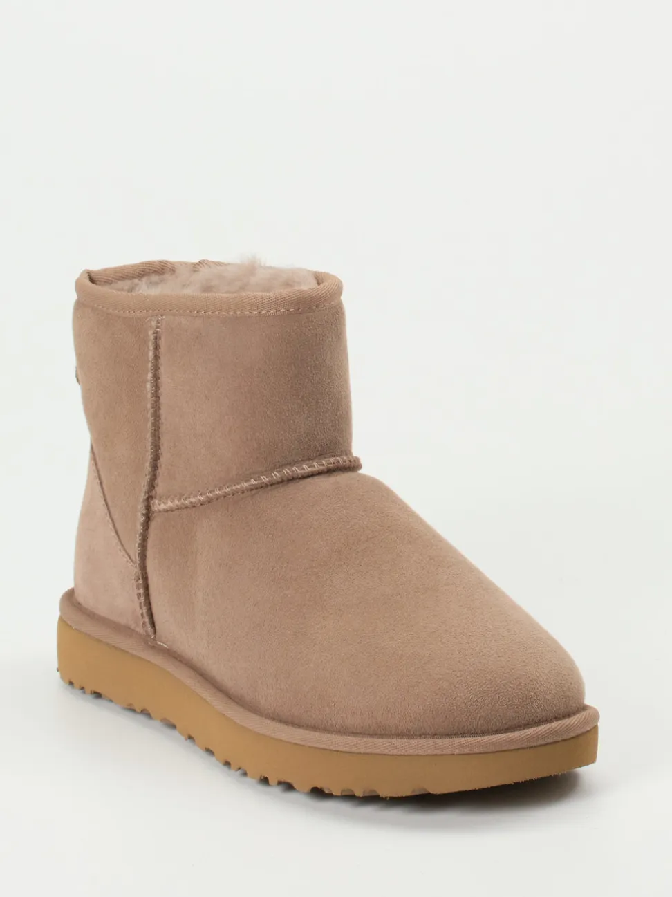 UGG – Lammfell-Boots aus Lammleder in Taupe